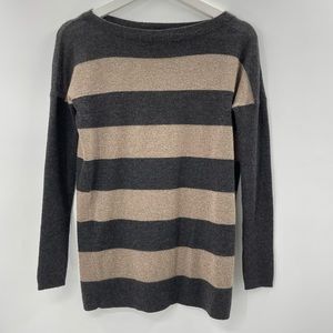 Vince Cashmere Striped Sweater 